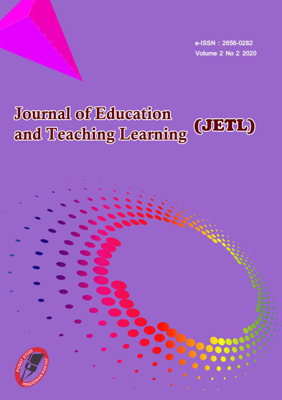 					View Vol. 2 No. 2 (2020): Journal of Education and Teaching Learning (JETL)
				