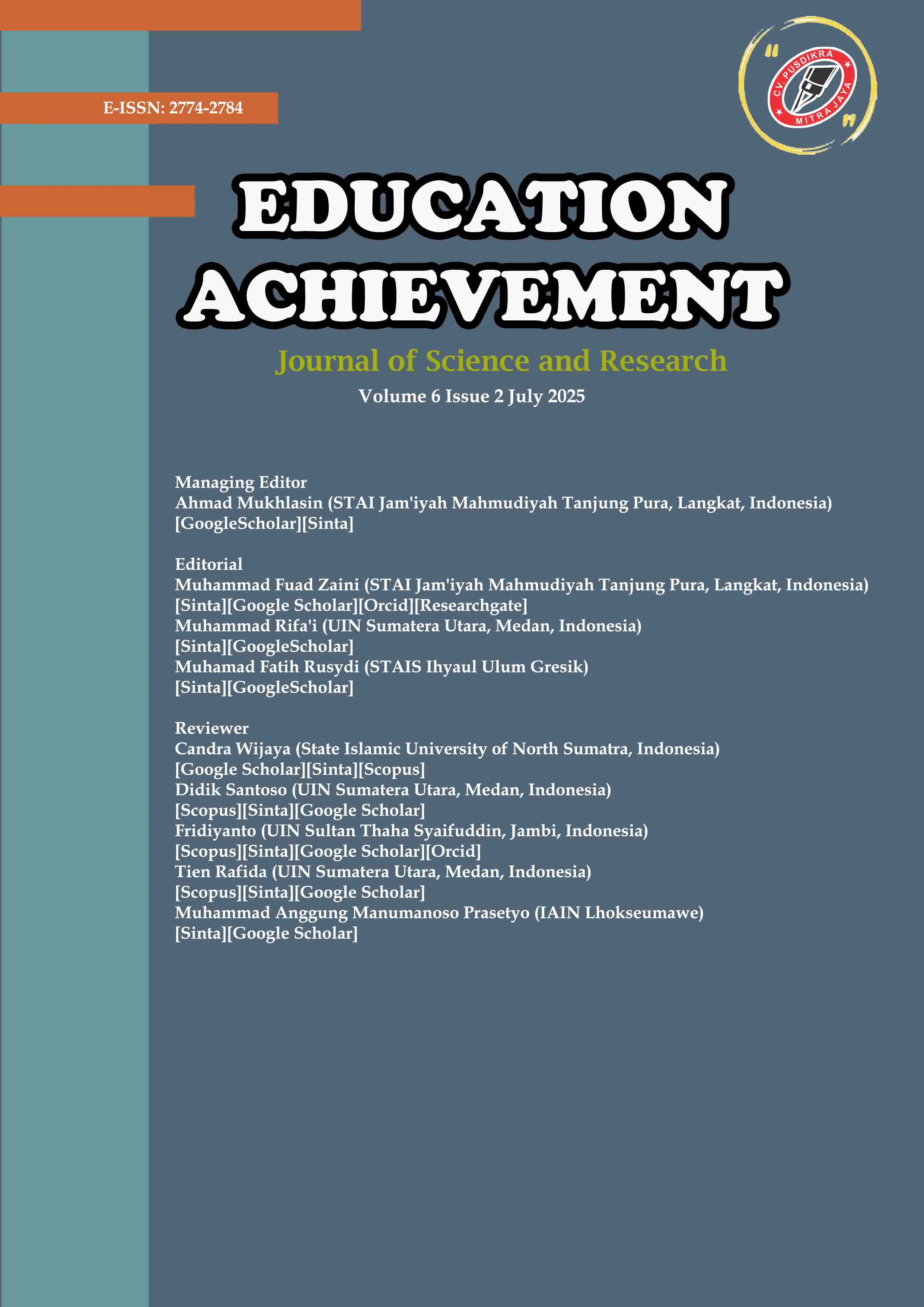 					View Volume 6 Issue2 July 2025 | In Press
				