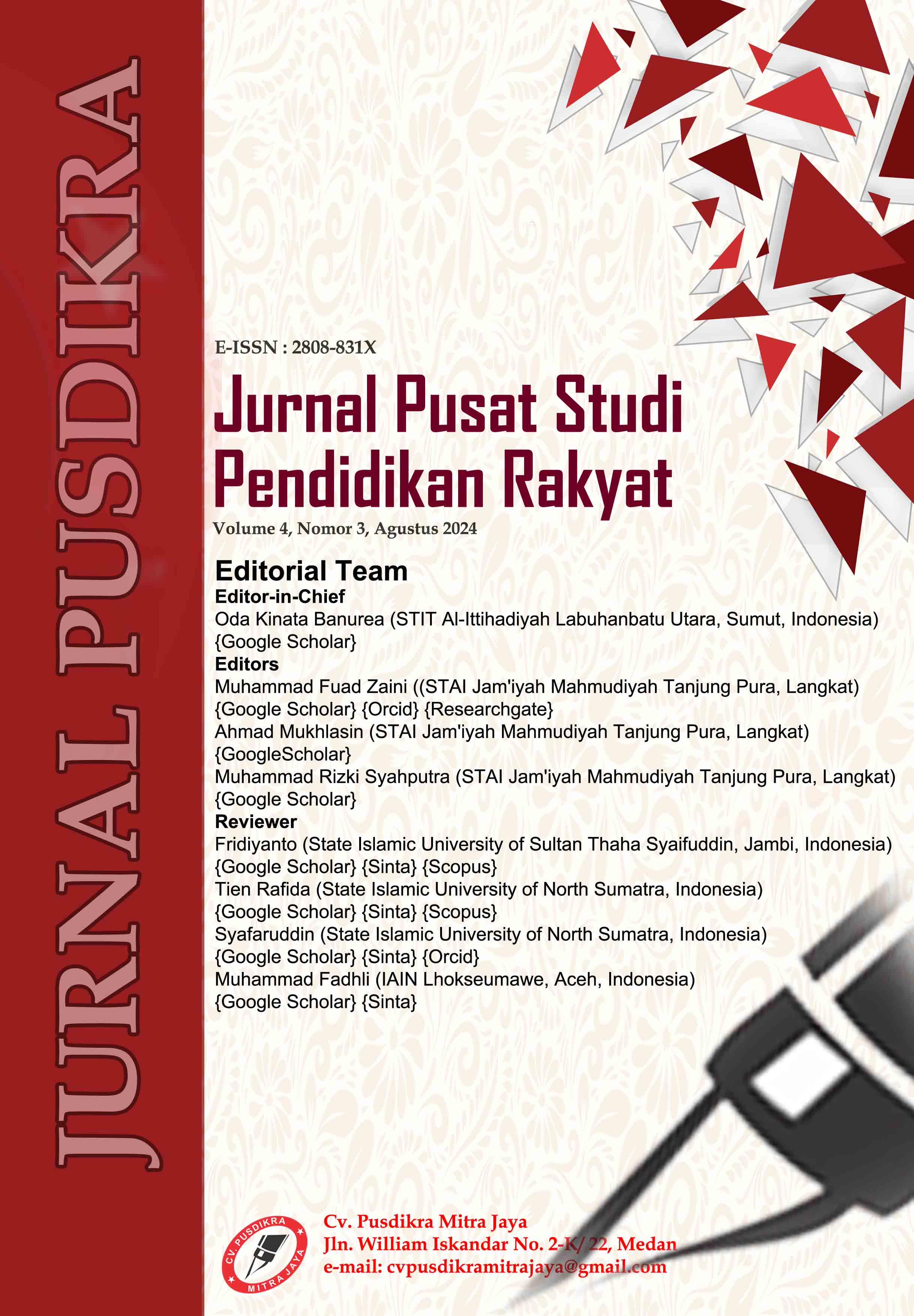 					View Volume 4 Nomor 3 Agustus 2024
				